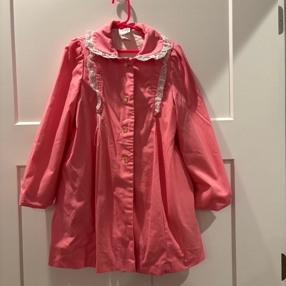 Sears Vintage Girls Coat Pink